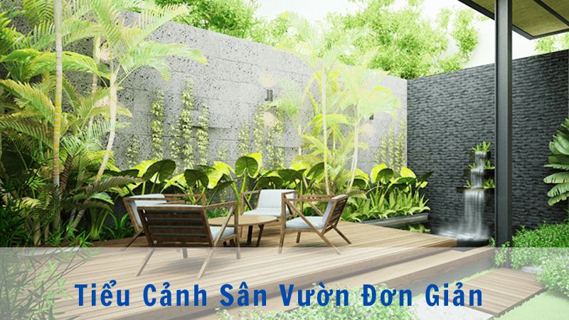 Tiểu Cảnh Sân Vườn Đơn Giản